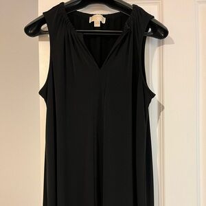 Michael Kors short black evening dress. Size L. Worn once  like new.